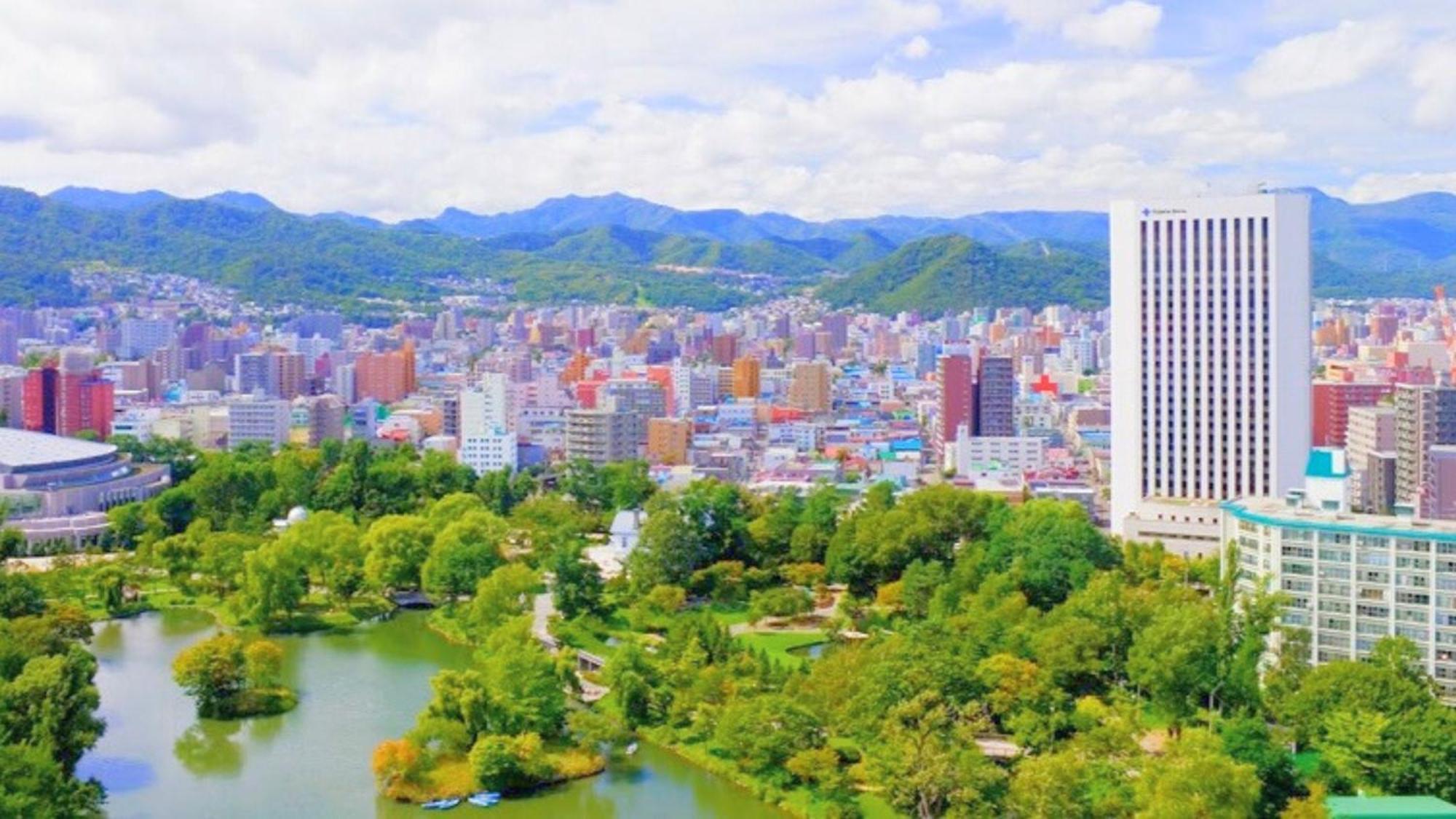 Premier Hotel Nakajima Park Sapporo Ngoại thất bức ảnh View of the city